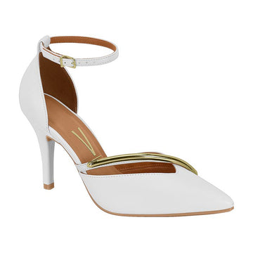 Vizzano 1184-1198 Poity Toe Pump in White